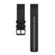 Polar Armband 22mm Silikon S-L black/grey
