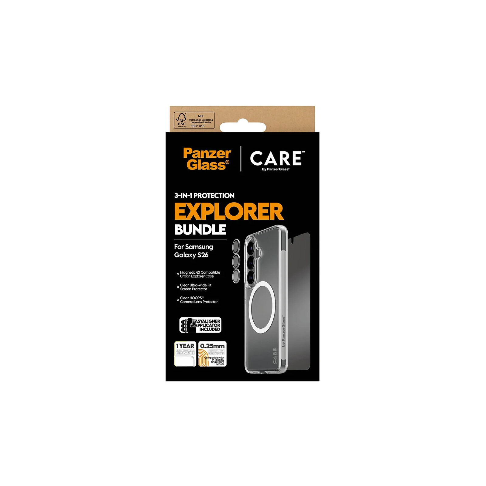 PanzerGlass Care Urban 3 in 1 Bundle Samsung Galaxy S26