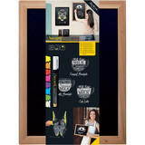 Securit Woody Wandtafel Teak 40x30 inkl. 1 Kreidestift Securit Woody Wandtafel Teak 40x30 inkl. 1 Kreidestift