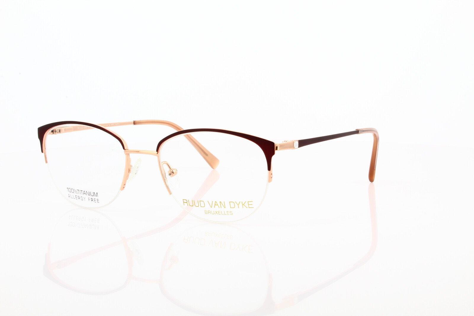 Ruud van Dyke 1151T-3H Damenbrille Halbrand