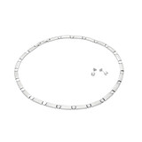 Edelstahlset Collier und Ohrringe Edelstahlset Collier und Ohrringe