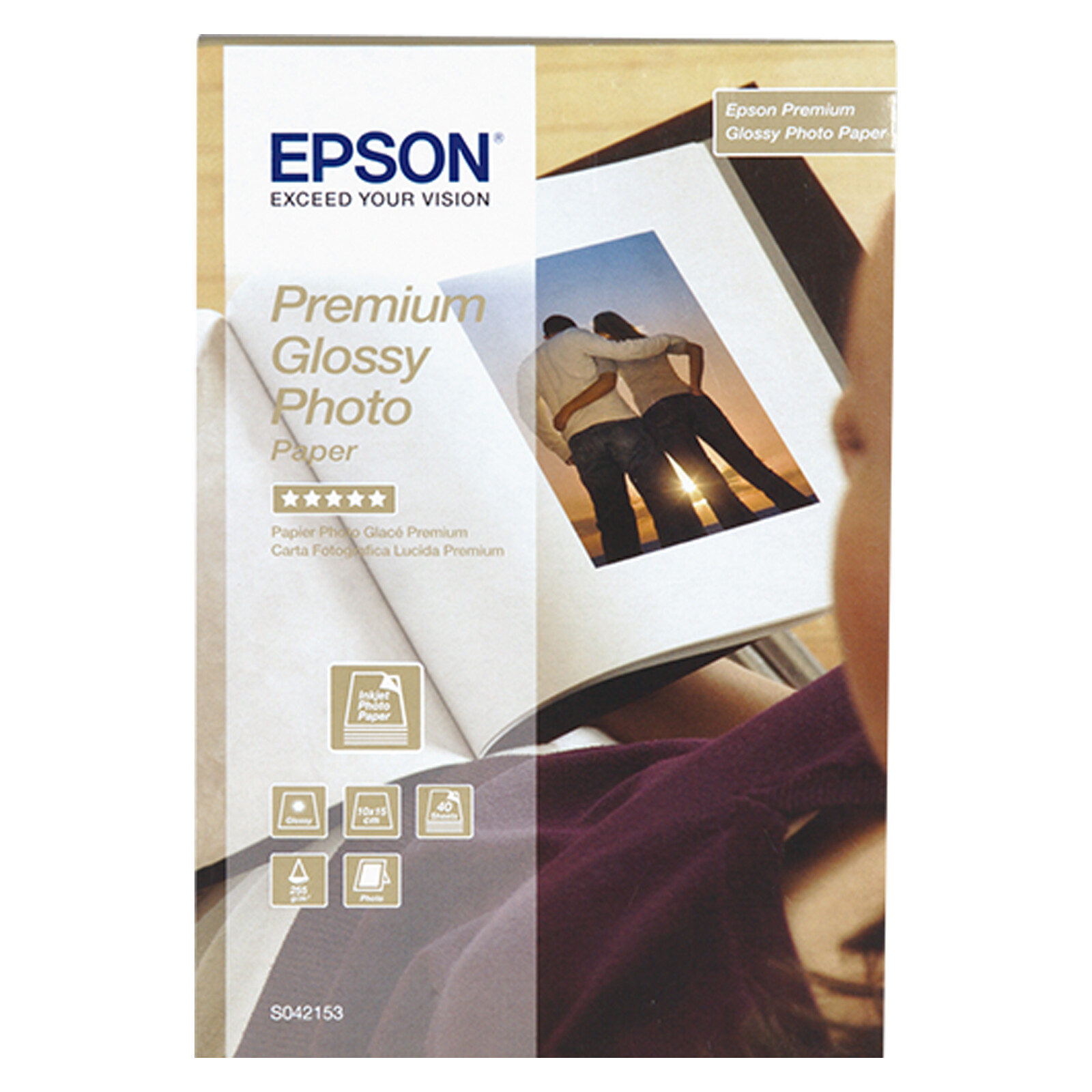 Epson S042153 10x15 40BL. Glossy