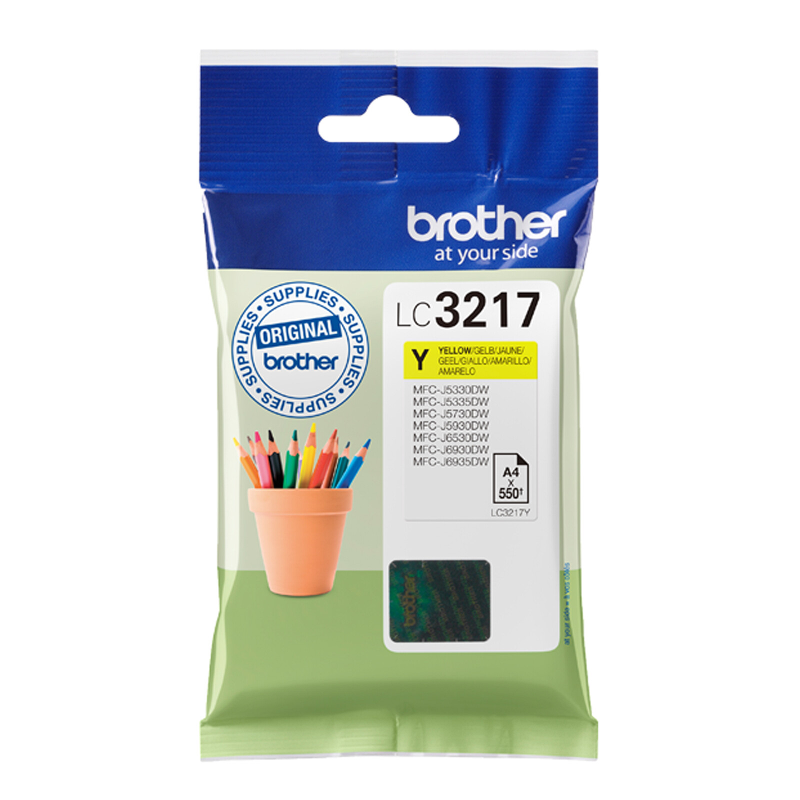 Brother LC3217Y Tinte Yellow