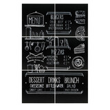 Securit Silhouette Kreidetafel CHALKBOARD XXL 6er inkl. Kleb Securit Silhouette Kreidetafel CHALKBOARD XXL 6er inkl. Kleb