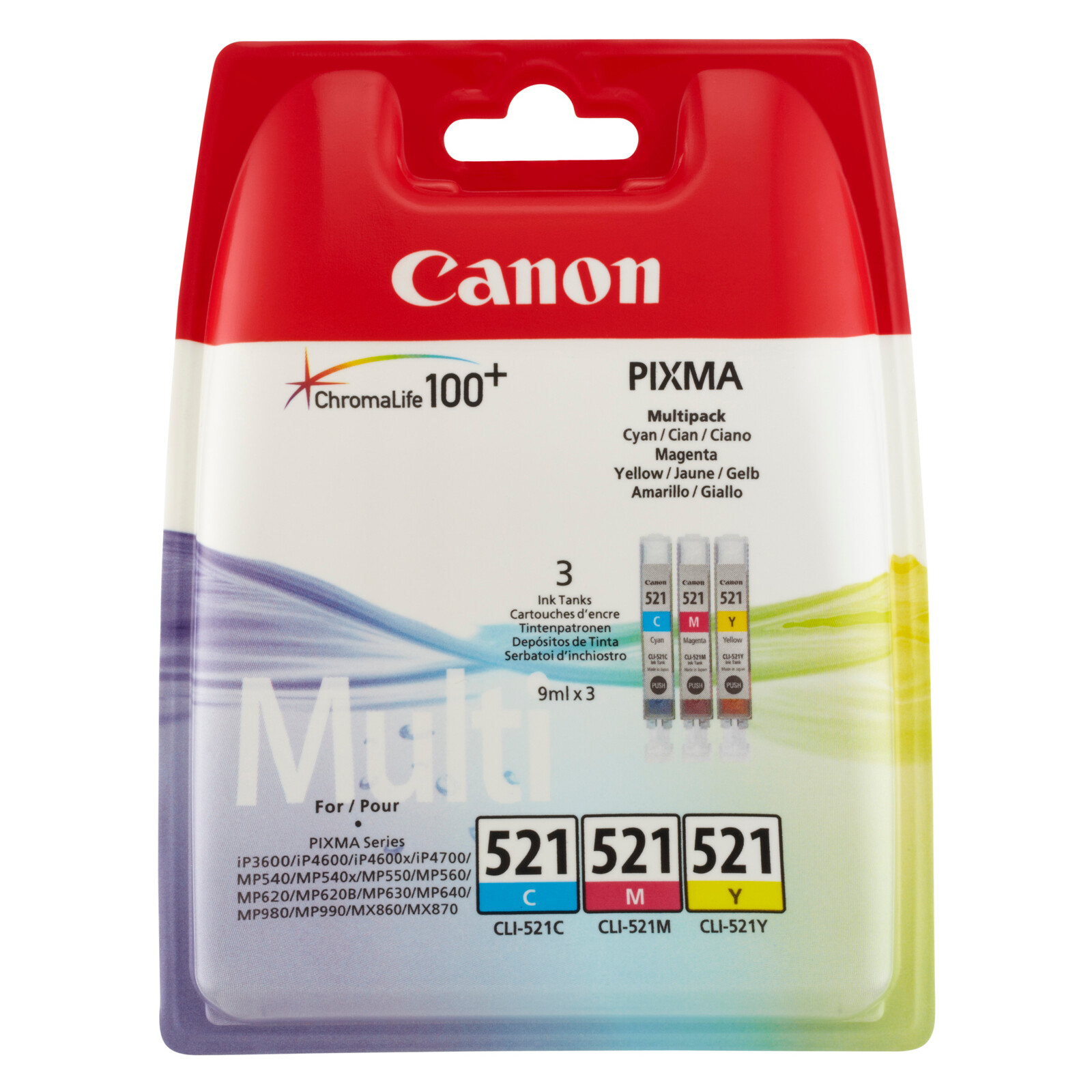 Canon CLI-521 Tinte color 9ml