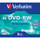 Verbatim DVD-RW 4,7GB 4x JC 5er