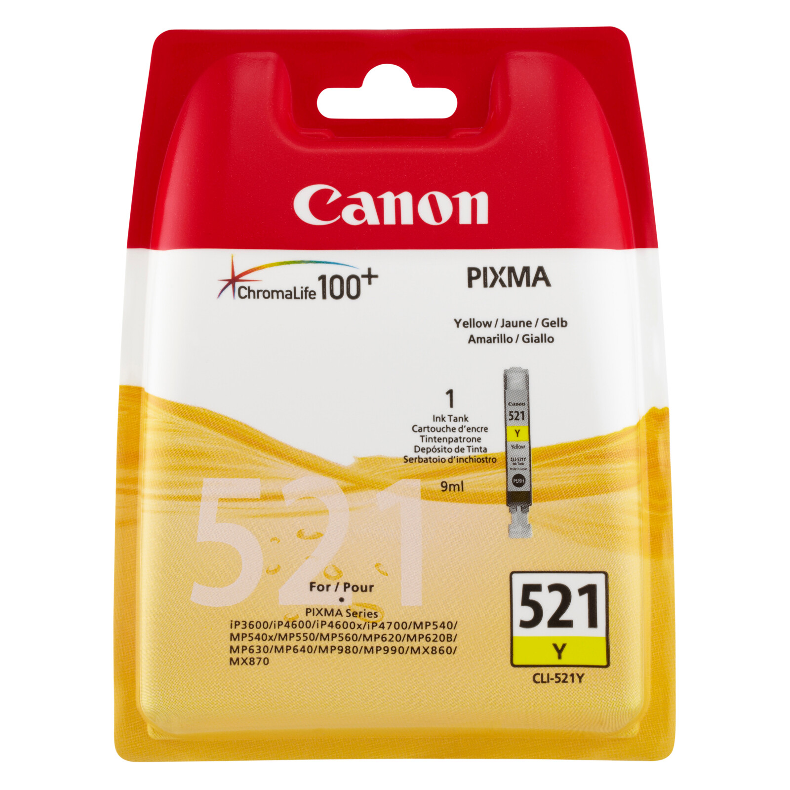Canon CLI-521 Tinte yellow 9ml