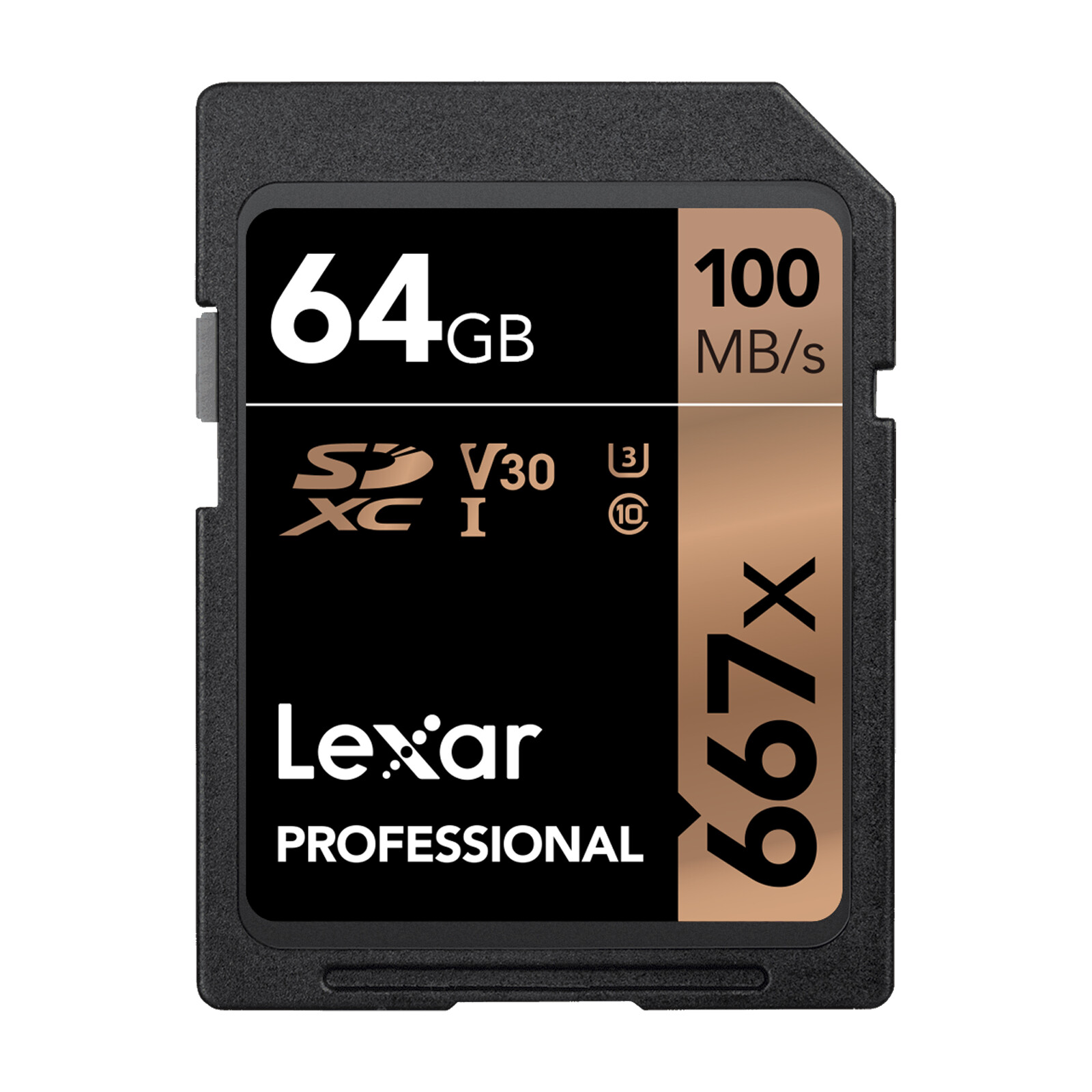 Lexar SDXC 64GB Professional UHS 1 U3 100Mb/s