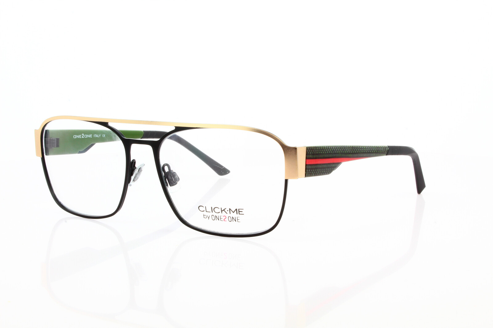 Click Me OTO 411 C3 Metallbrille Doppelsteg