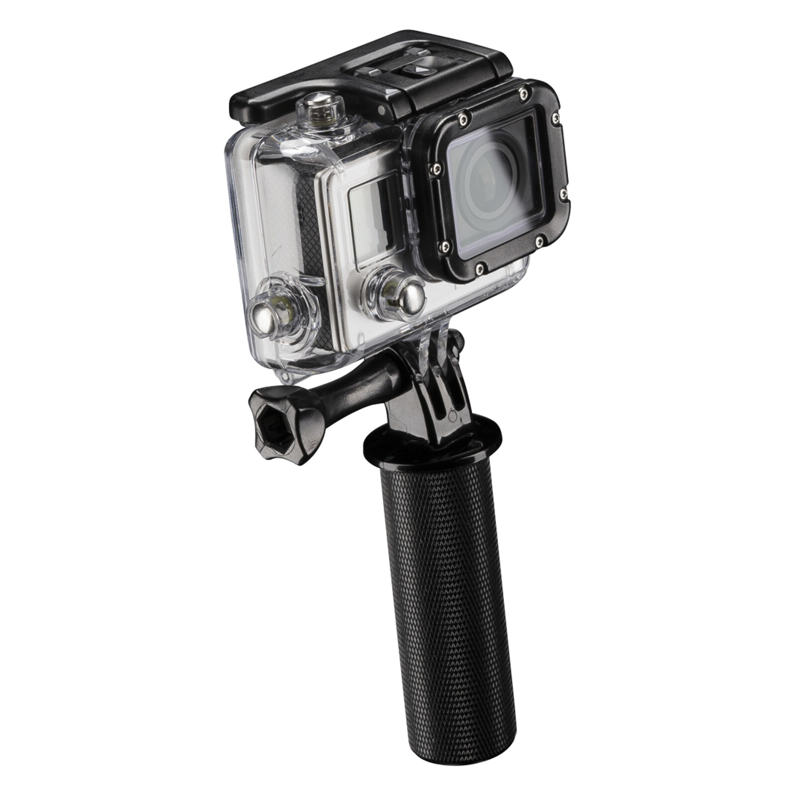 mantona 1/4 Zoll Griff f&uuml;r GoPro und Smartphone