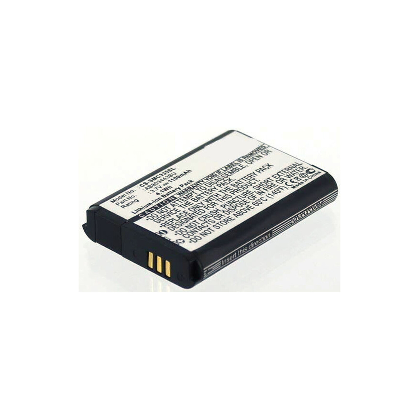 AGI Akku Samsung GT-C3350 1.100mAh