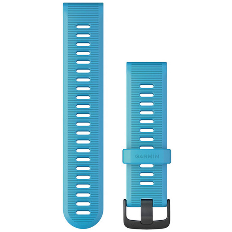 Garmin Band 22mm Silikon blau schiefergrau Hartlauer