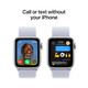 Apple Watch SE LTE 40mm silver Alu Case + blue Loop