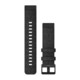 Garmin Quickfit Band 20mm Nylon schwarz meliert schwarz