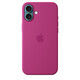  Apple iPhone 16 Plus Silikon Case mit Magsafe fuchsia 
