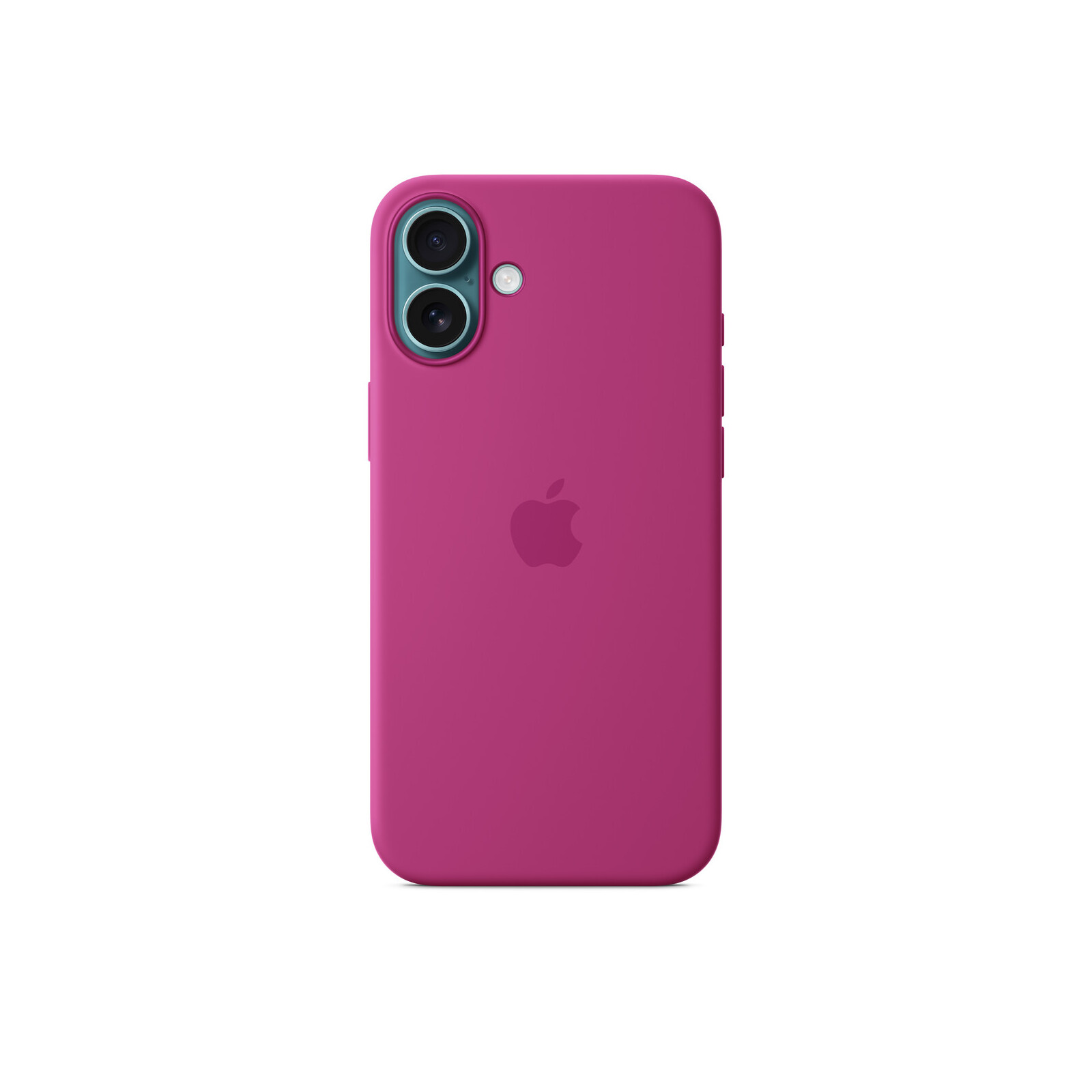  Apple iPhone 16 Plus Silikon Case mit Magsafe fuchsia 