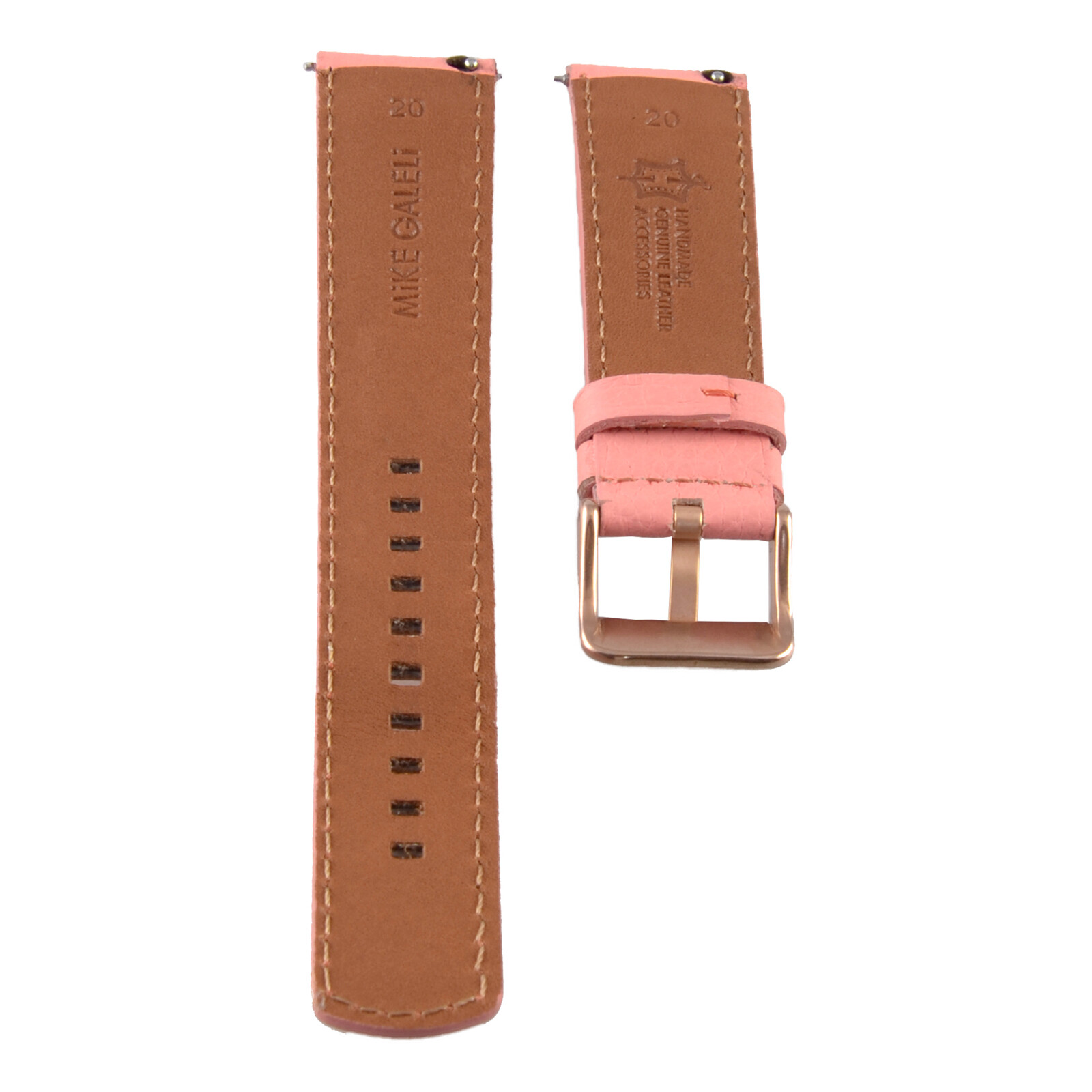 Galeli Band 20mm Echtleder lachs