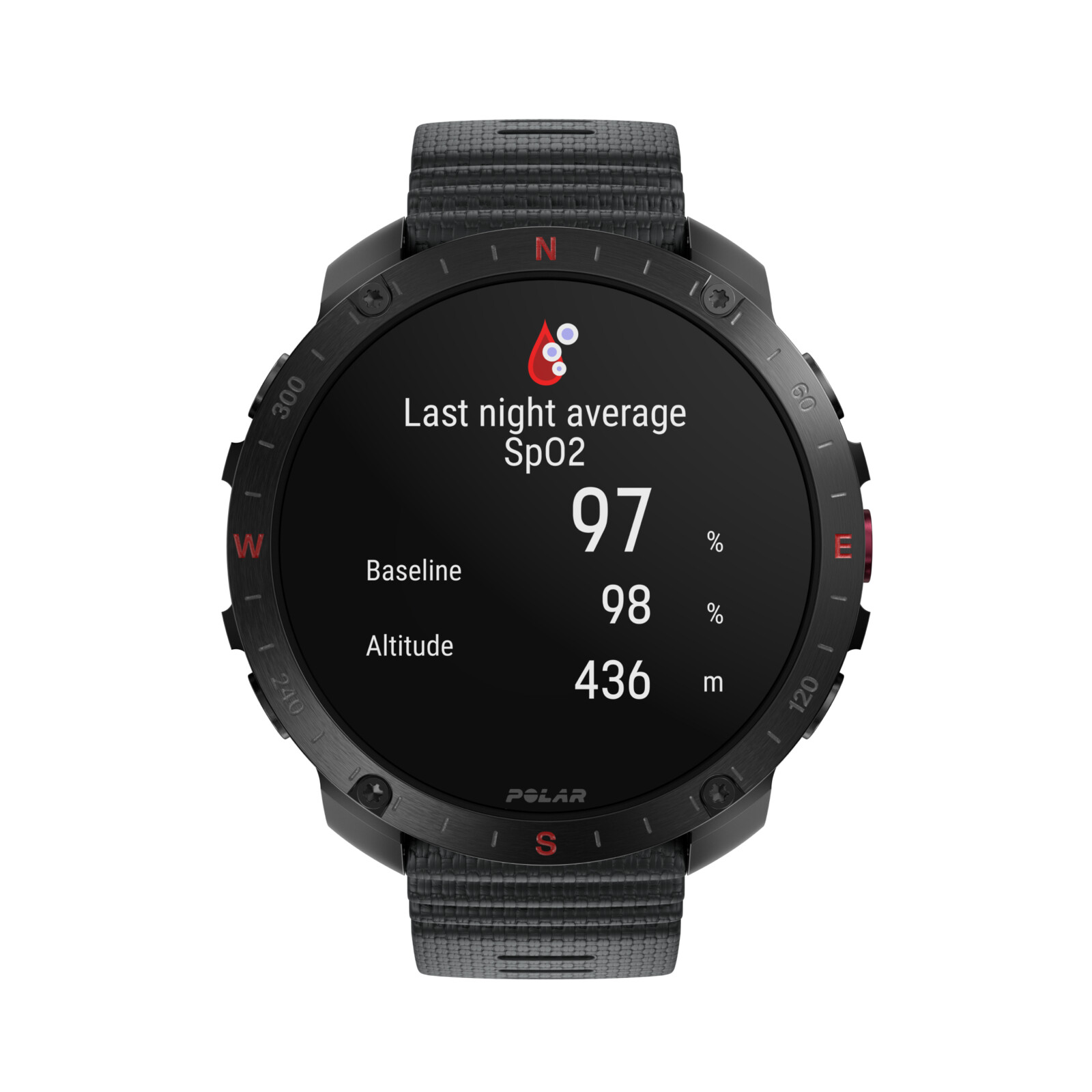 Polar Grit X2 Pro schwarz S/L HR