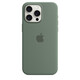 Apple iPhone 15 Pro Max Silikon Case mit MagSafe cypress