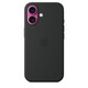 Apple iPhone 16 Silikon Case mit Magsafe black