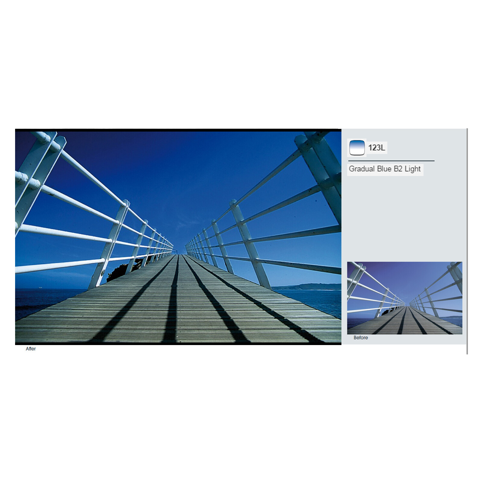 Cokin Z123L Verlauf Blau 2L