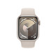 Apple Watch S9 GPS+Cellular Alu 41mm Sportb. M/L polarstern