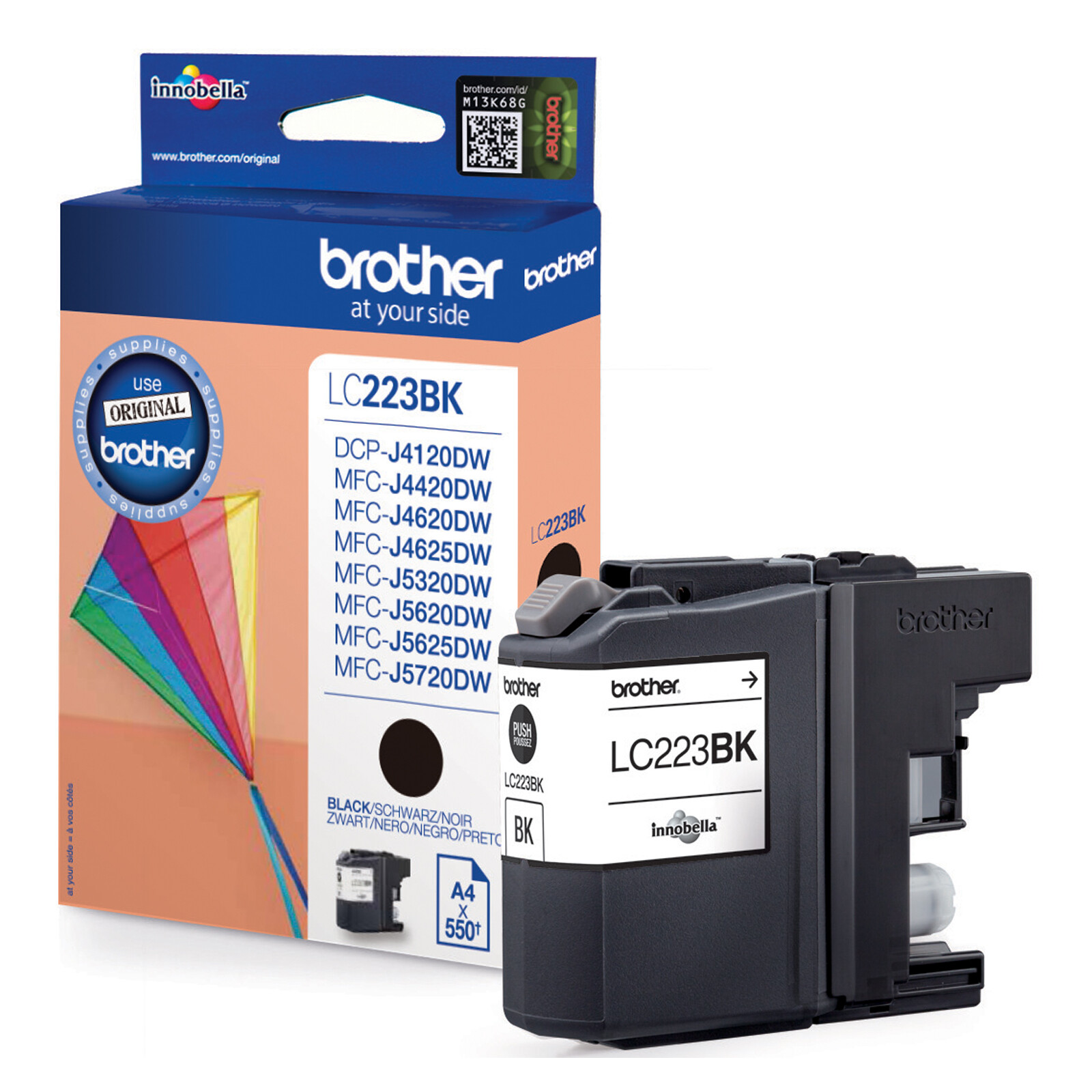 Brother LC223BK Tinte black