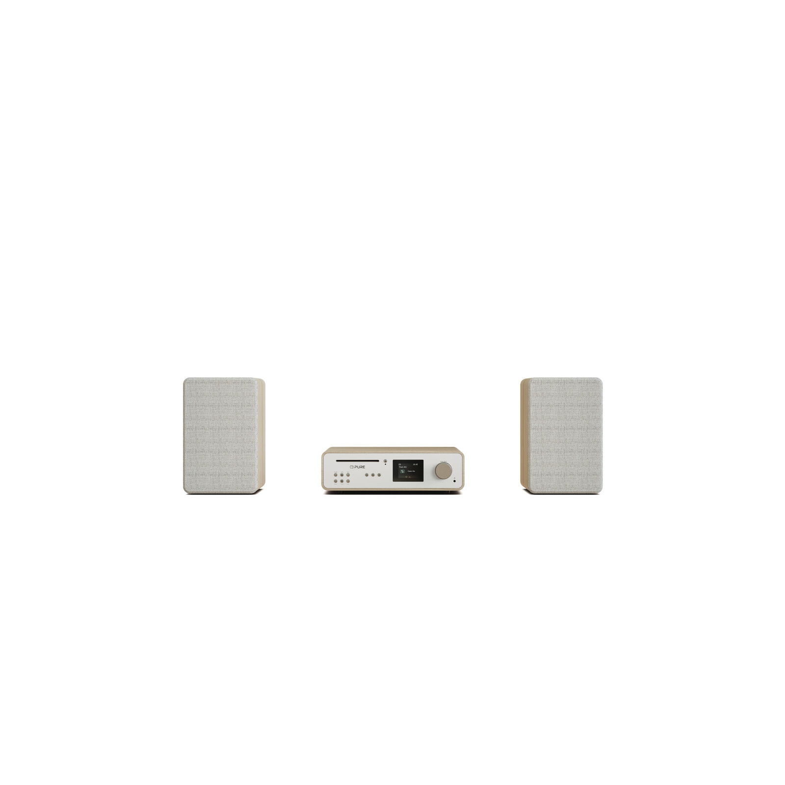 Pure Classic Stereo EU/UK cotton white/oak