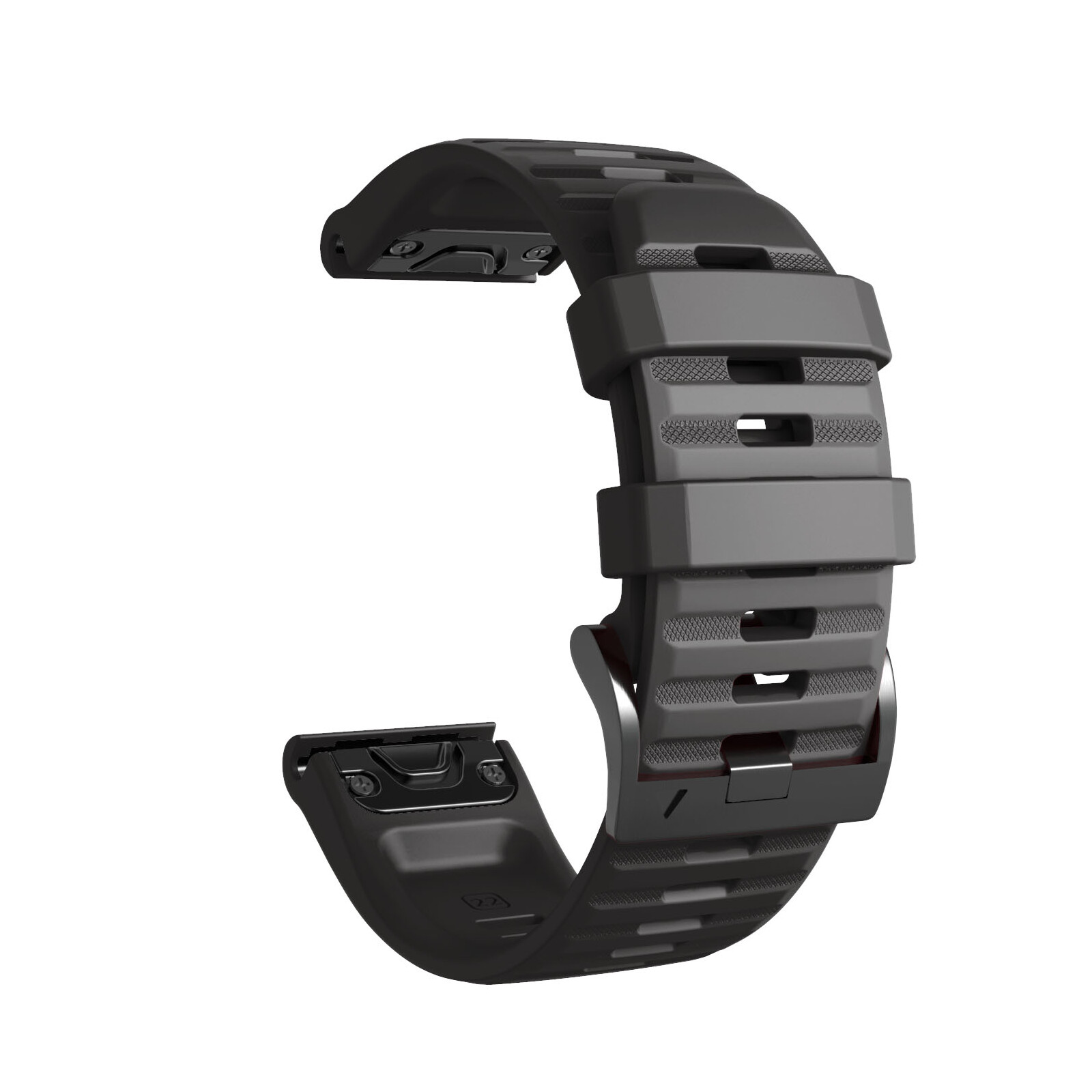 Mika Uhrenarmband Garmin Quick Silikon 26mm black