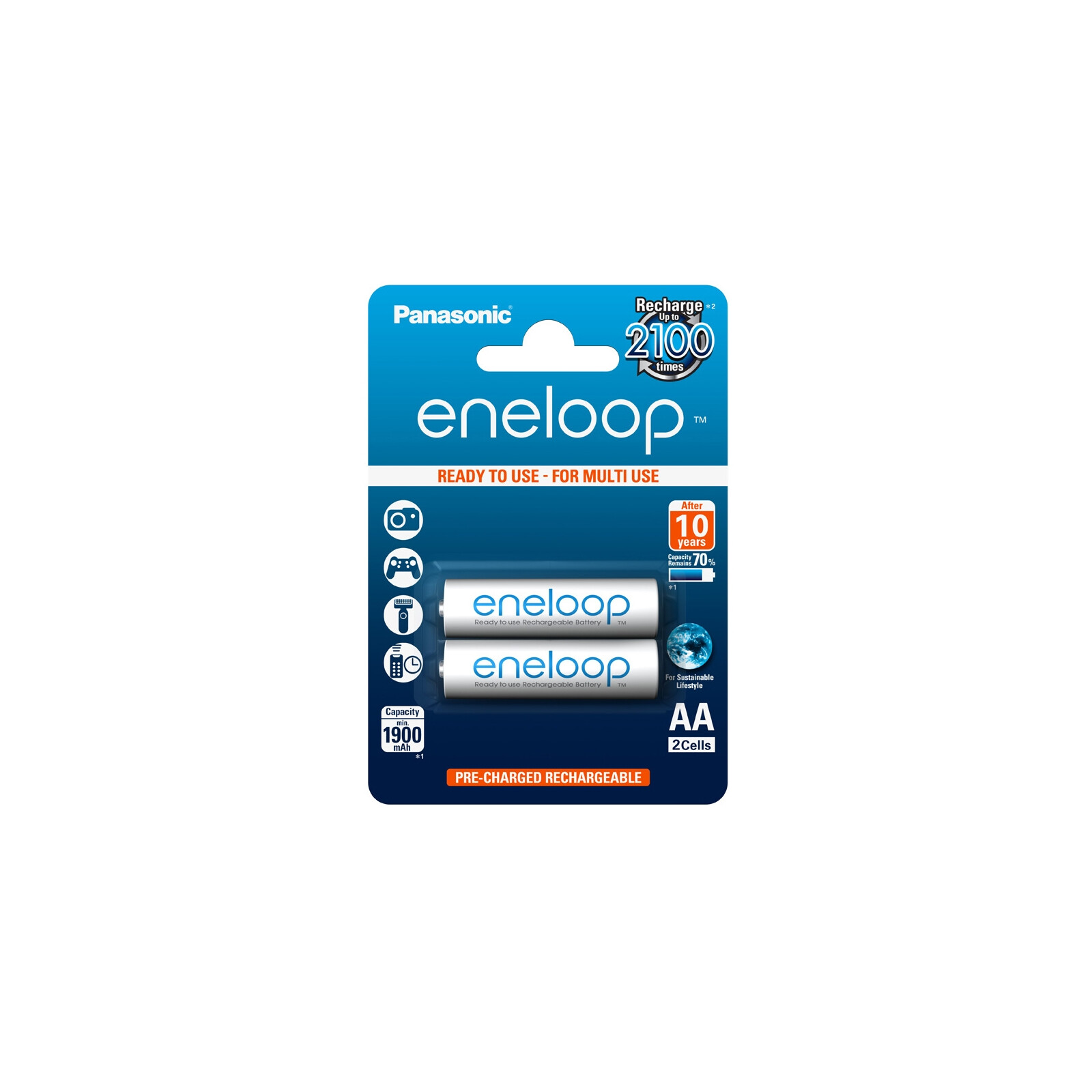 eneloop AA 1900mAh 2er Blister