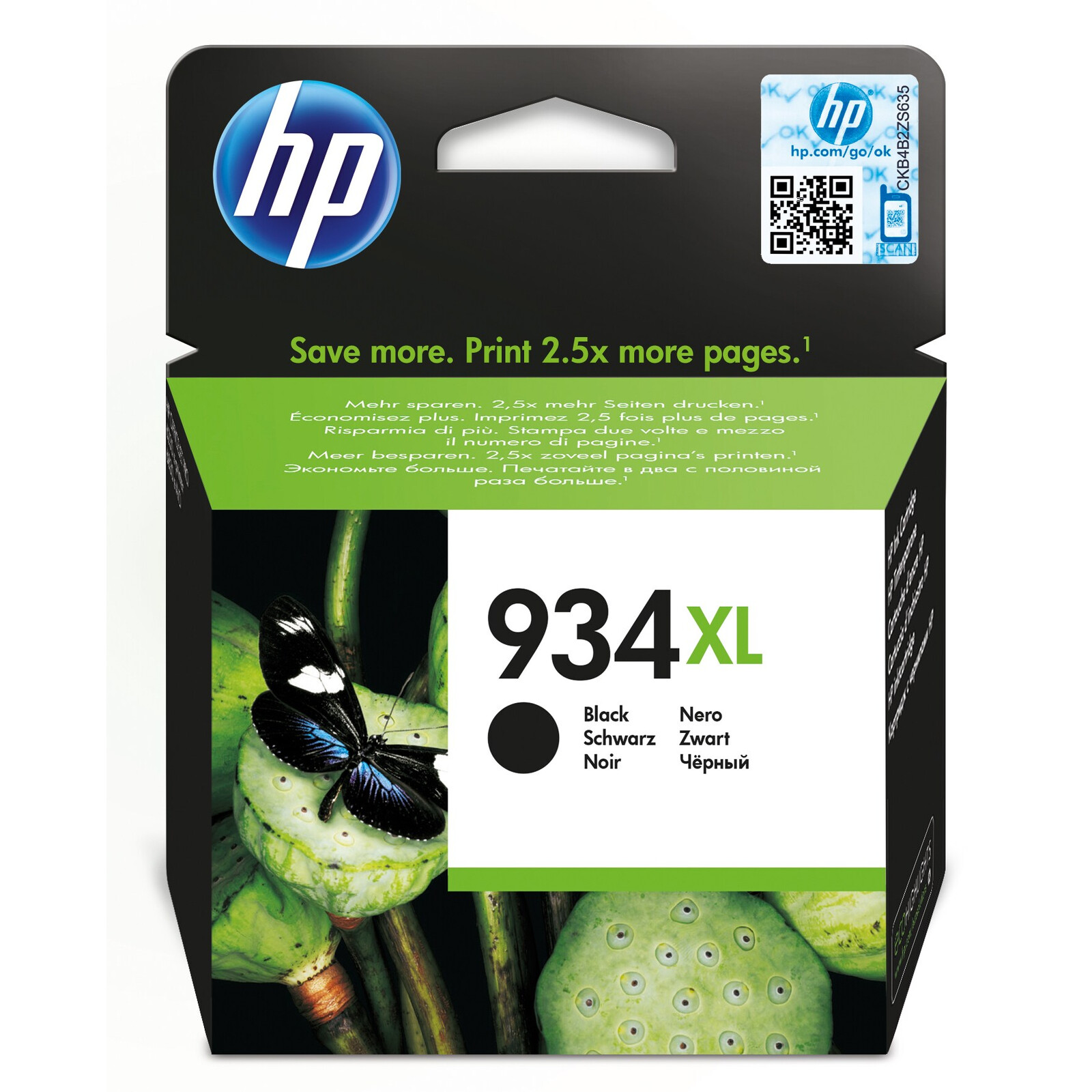 HP 934XL Tinte black 25,5ml