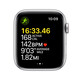 Apple Watch SE Cellular Alu silber 44mm Sport Loop blau/grün