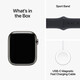 Apple Watch S9 GPS+Cellular Edelstahl grau 45mm S/M nacht