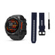 Garmin Fenix 8 47mm schwarz/schiefergrau + Gratis Mika Band dunkelblau
