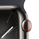 Apple Watch S9 GPS+Cellular Edelstahl grau 41mm M/L nacht