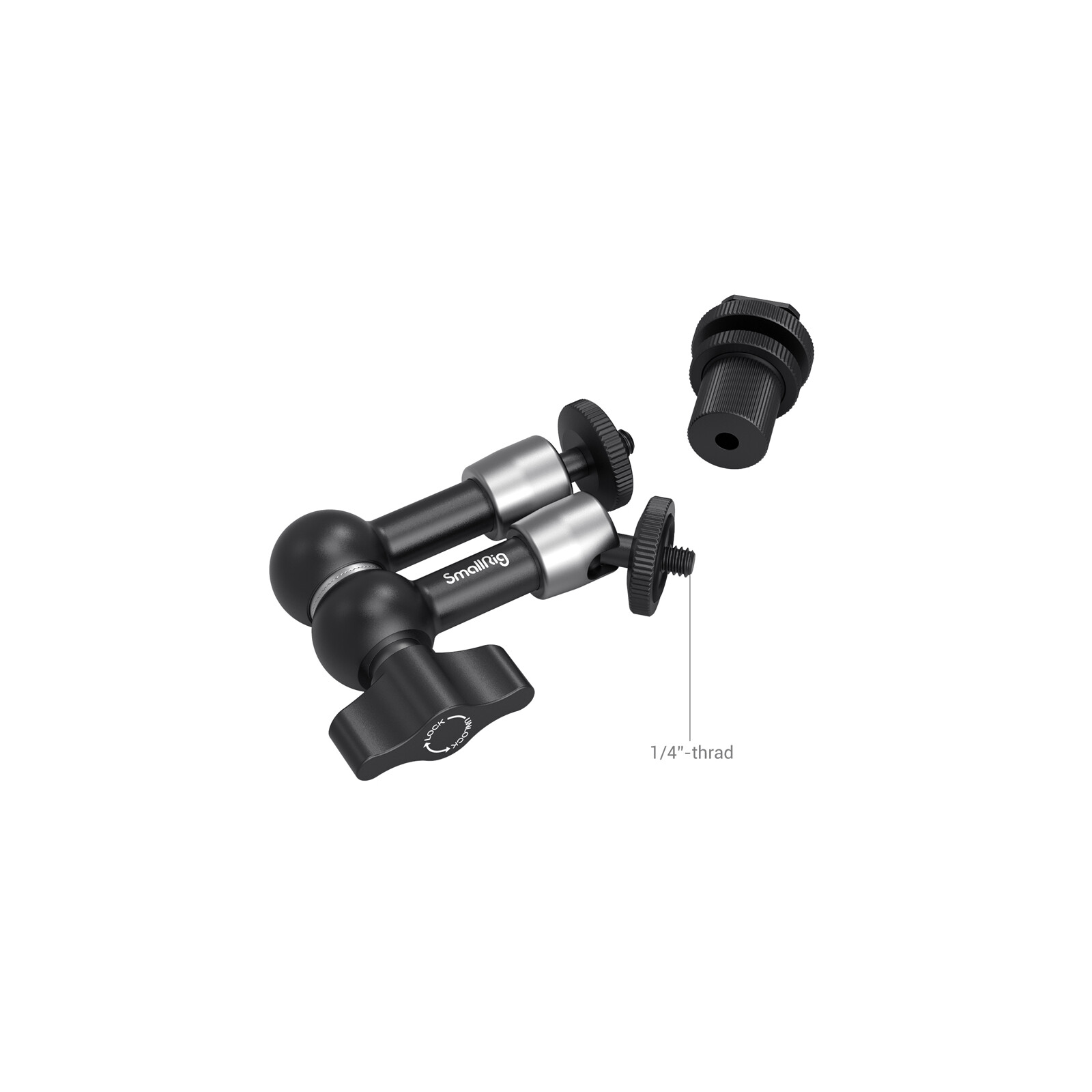 SmallRig beweglicher Arm mit Rosetten 7 Zoll 