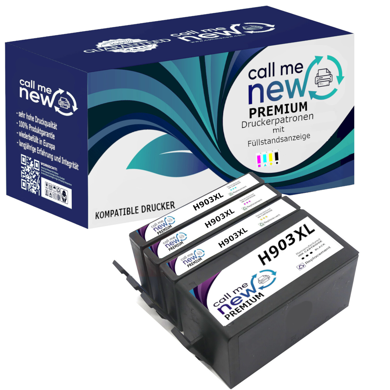 CMN Premium aufber. Tintenpatrone für HP903XL Multipack