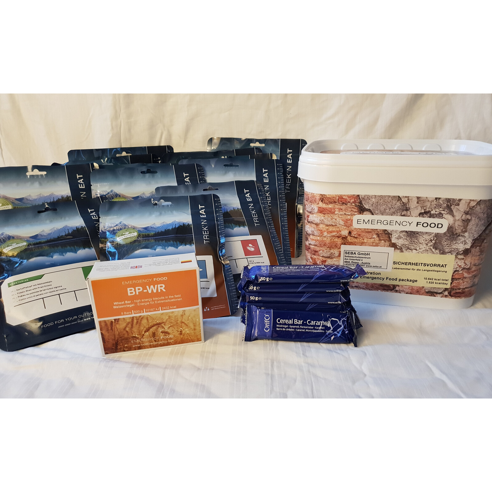 Notvorrat für 7-10 Tage. Das Paket mit Langzeitlebensmittel 