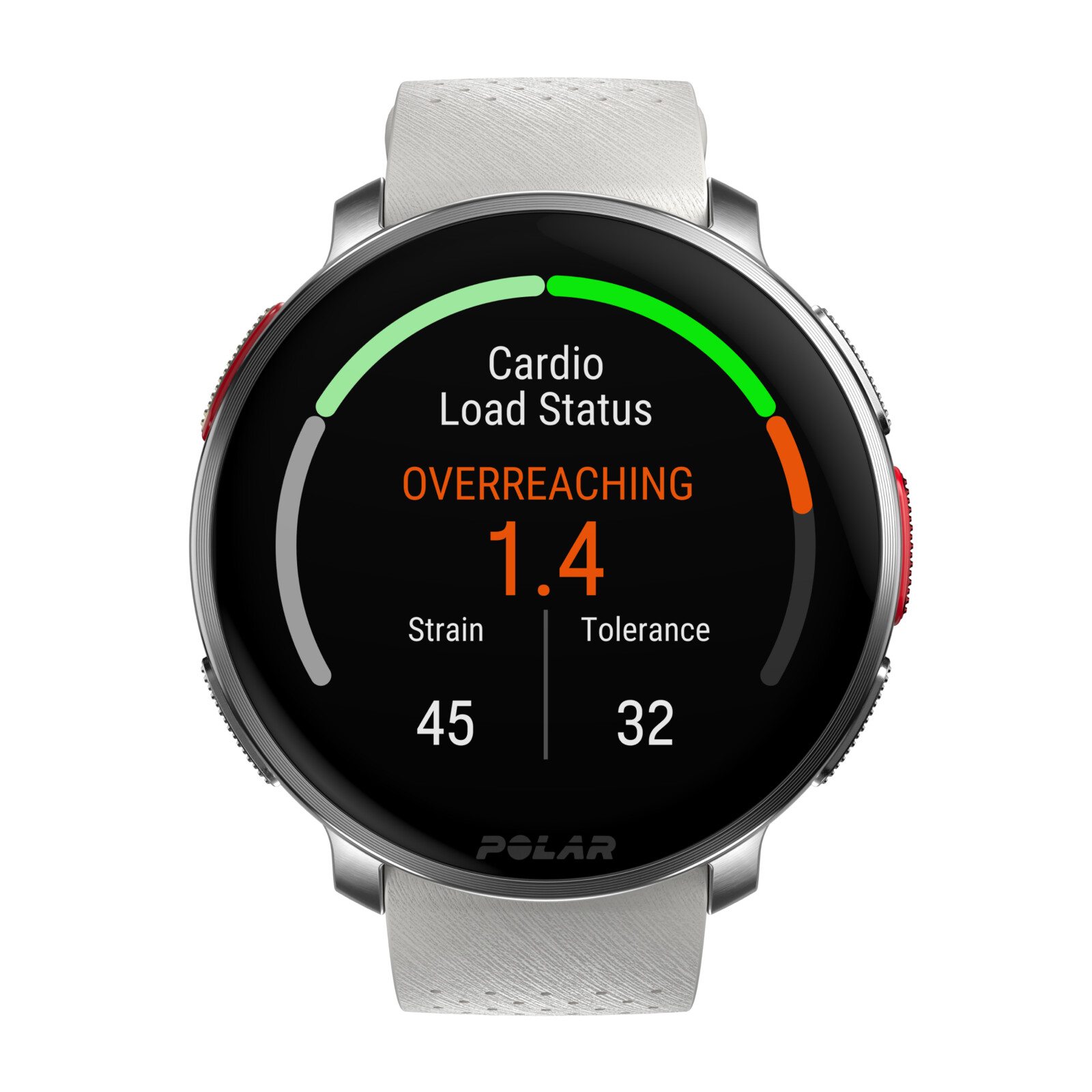 Polar Vantage V3 silver/orange S-L