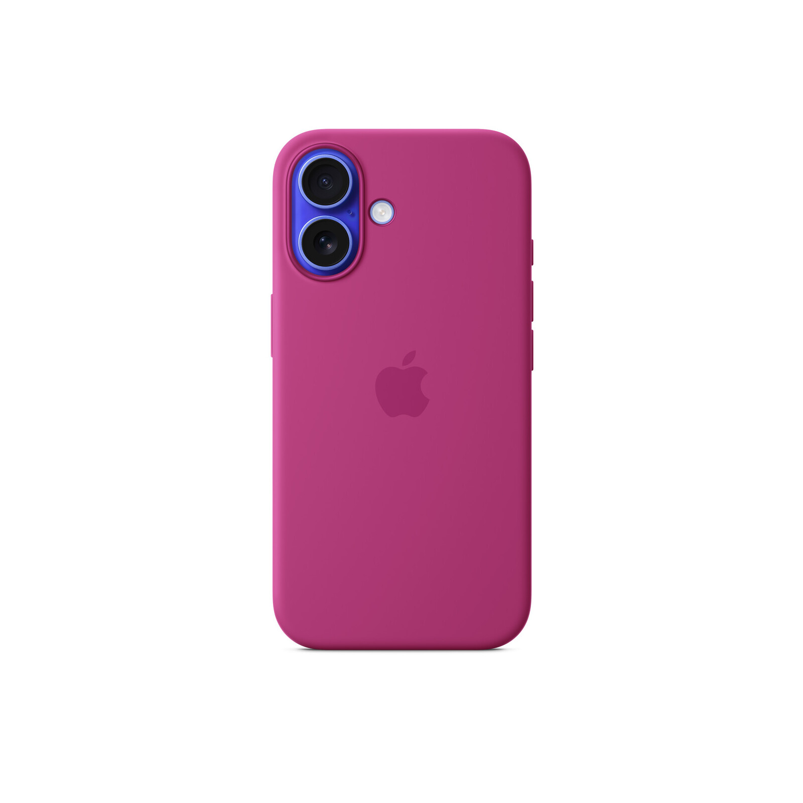  Apple iPhone 16 Silikon Case mit Magsafe fuchsia 
