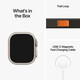Apple Watch Ultra GPS+Cellular Titan 49mm Trailband M/L schwarz
