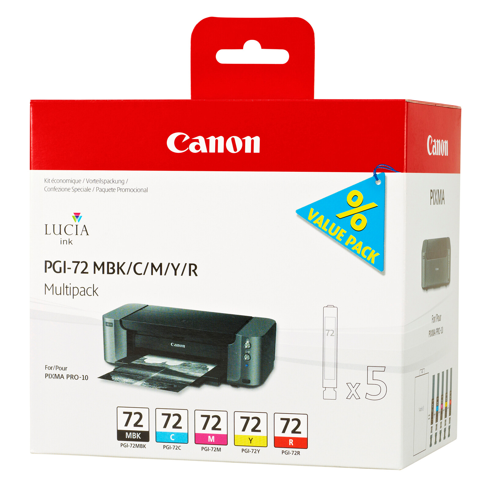 Canon PGI 72 Multi Pack MBK/C/M/Y/R