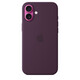  Apple iPhone 16 Plus Silikon Case mit Magsafe plum 