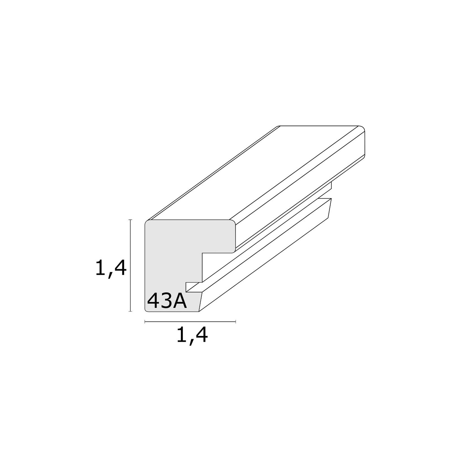 Deknudt S43AH3 13x18 Holz braun