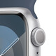 Apple Watch S9 GPS Alu silber 41mm Sportband S/M sturmblau
