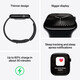 Apple Watch S10 GPS 42mm black Alu Case + ink Loop