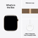 Apple Watch S10 LTE 46mm Gold Titanium + Milanese Loop S/M