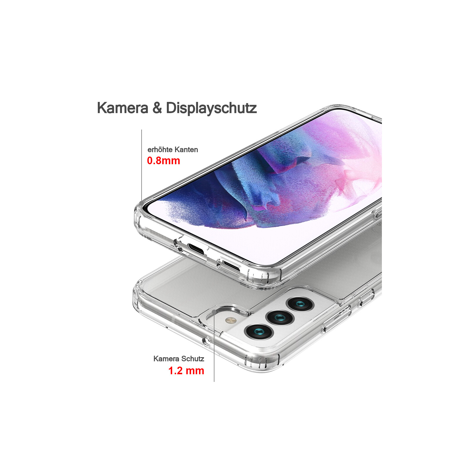 Felixx Back Hybrid Samsung Galaxy S21 FE transparent