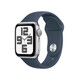 Apple Watch SE GPS Alu silber 40mm Sportband S/M sturmblau