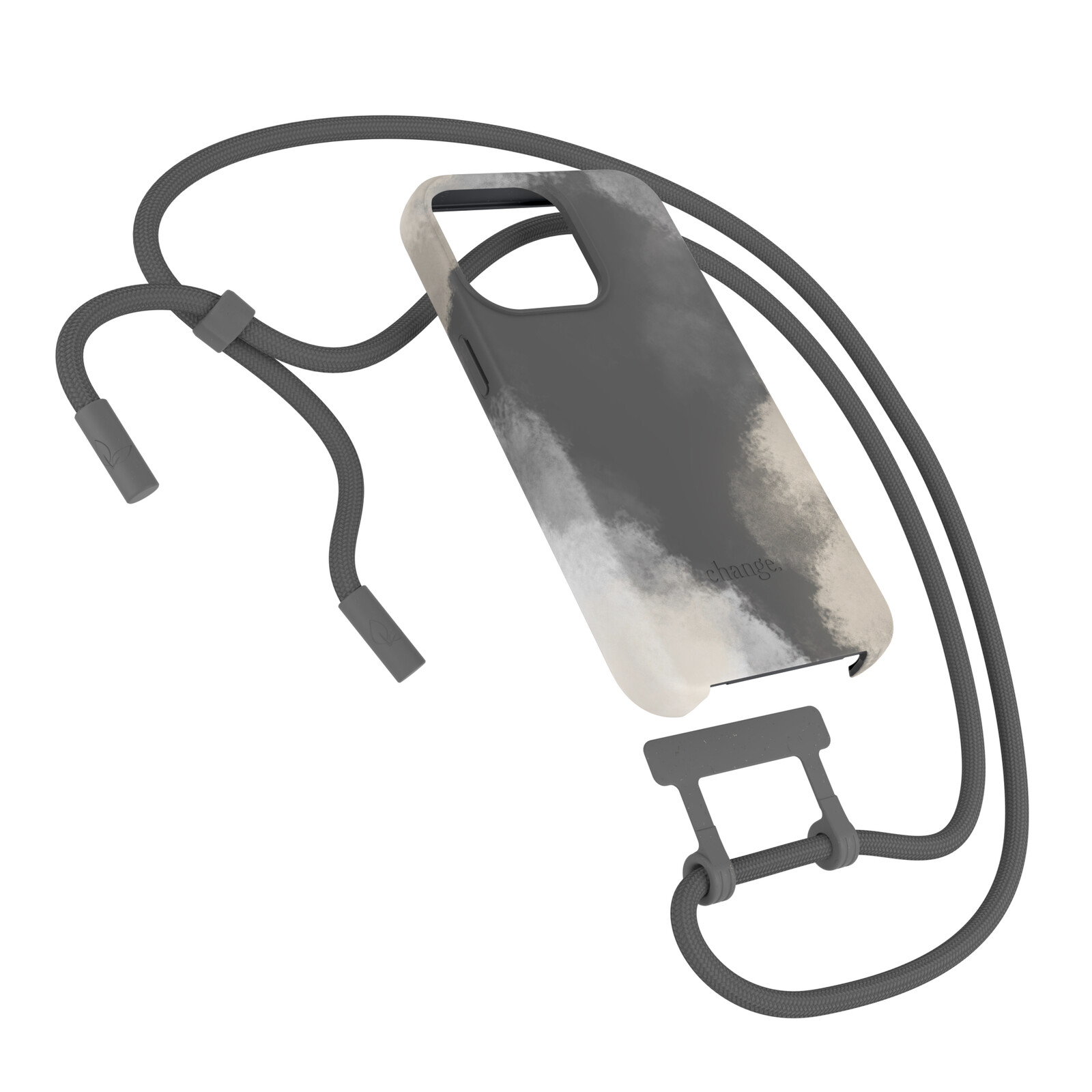 Woodcessories Change Case Batik iPhone 13 Pro grau